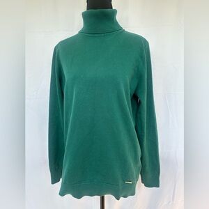 Tommy Hilfiger Teal Turtleneck Sweater